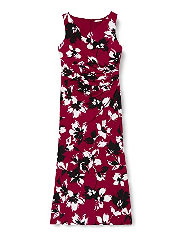 Gina Bacconi Damen Women's Floral Maxi Dress Cocktailkleid, Claret, 44 von Gina Bacconi