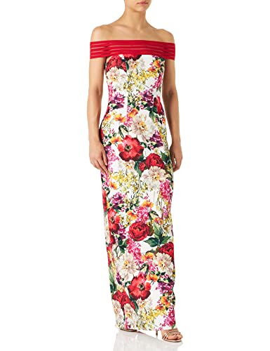 Gina Bacconi Damen Women's Scuba Maxi Dress Cocktailkleid, Multi, 12 von Gina Bacconi