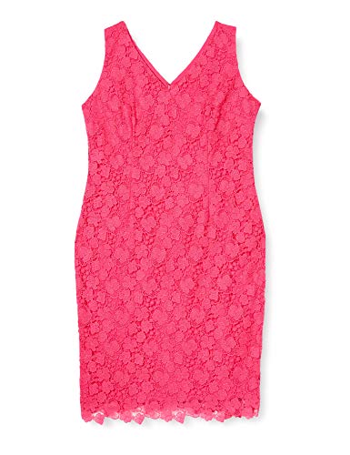 Gina Bacconi Damen Women's Slaina Embroidered Dress Brautmutterkleid, Fucshia Rose, 40 von Gina Bacconi