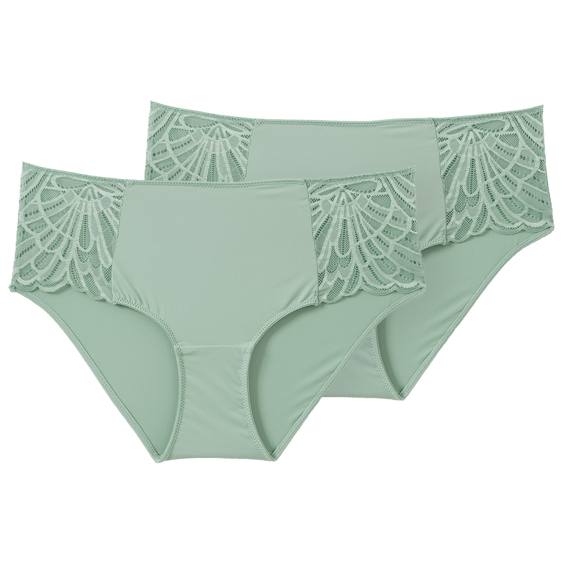 2 Damen Pantys mit Spitze von Gina Benotti