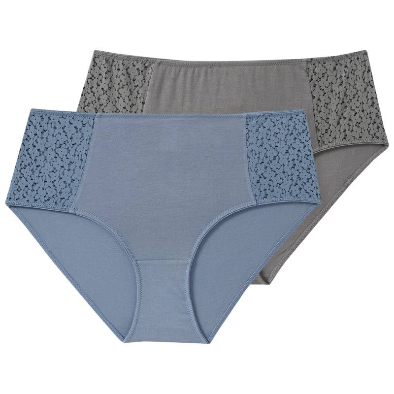 2 Damen Pantys mit floraler Spitze von Gina Benotti