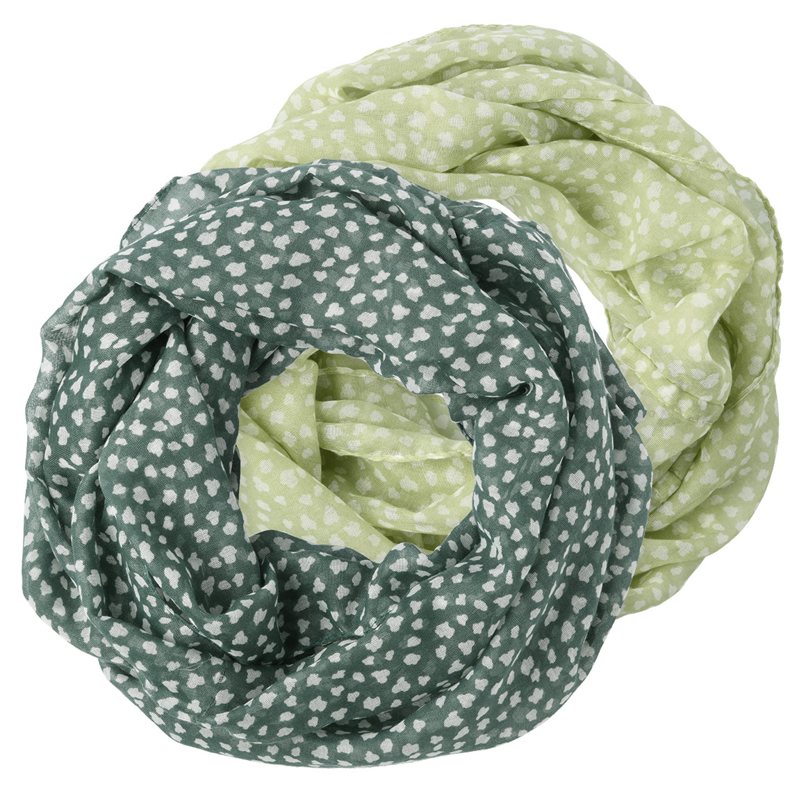 2 Damen Rundschals mit Allover-Muster 2 Damen Rundschals mit Allover-Muster von Gina Benotti