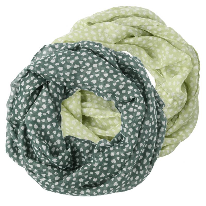 2 Damen Rundschals mit Allover-Muster 2 Damen Rundschals mit Allover-Muster von Gina Benotti