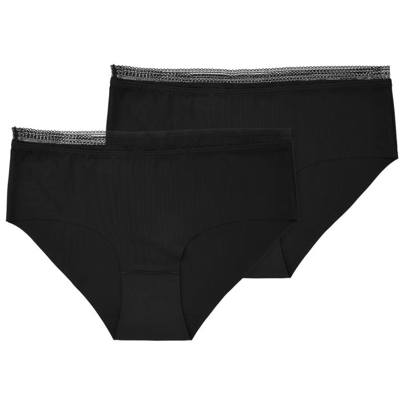 2 Damen Seamless-Pantys mit Spitze von Gina Benotti