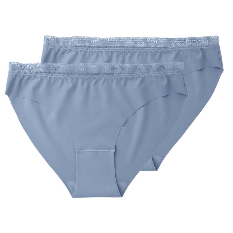 2 Damen Seamless-Slips mit Spitze von Gina Benotti