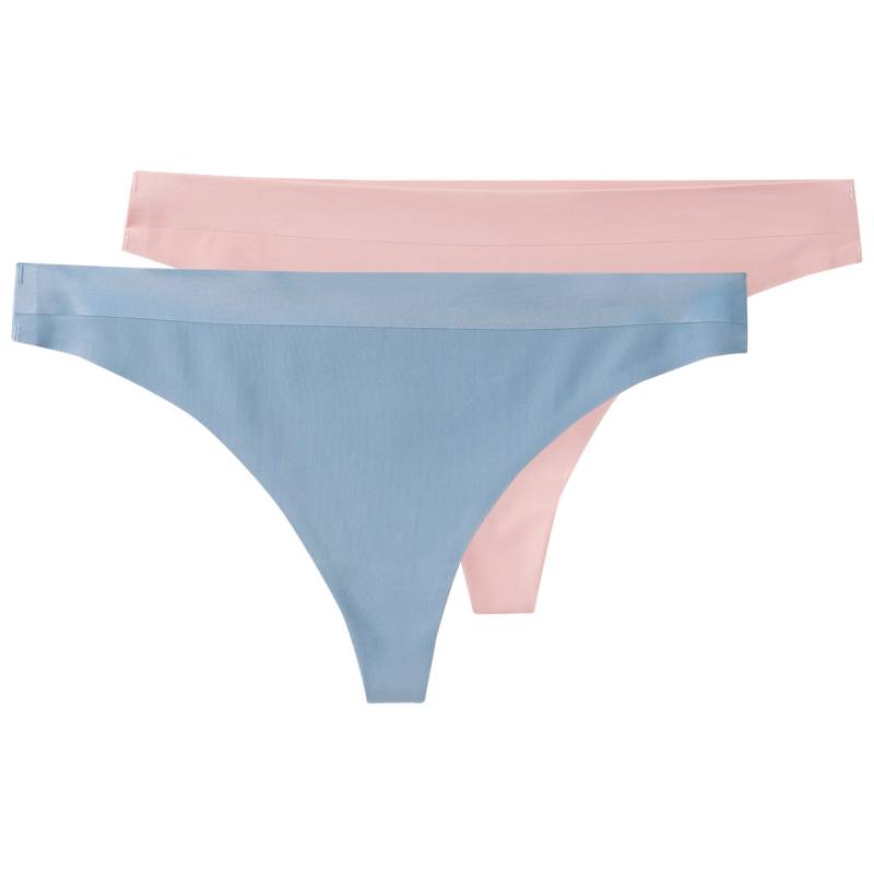 2 Damen Seamless-Strings mit Glanz-Bündchen von Gina Benotti