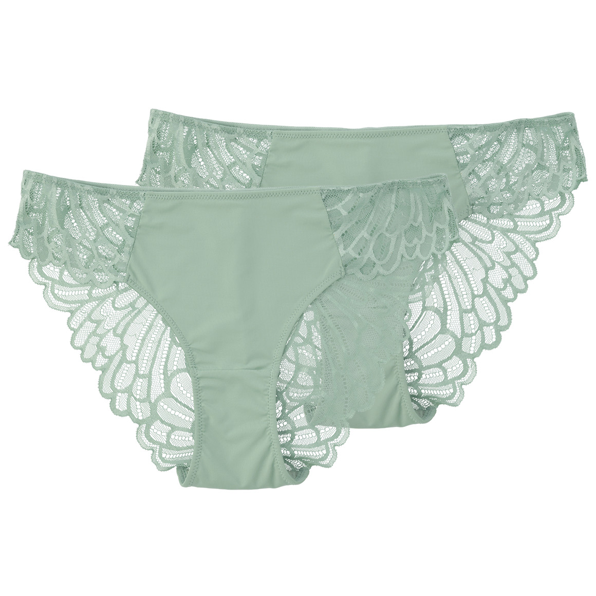 2 Damen Slips mit Spitze 2 Damen Slips mit Spitze von Gina Benotti