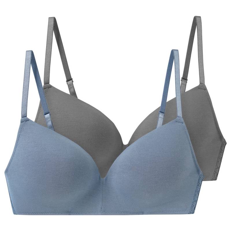 2 Damen Soft-BHs mit Spitze von Gina Benotti