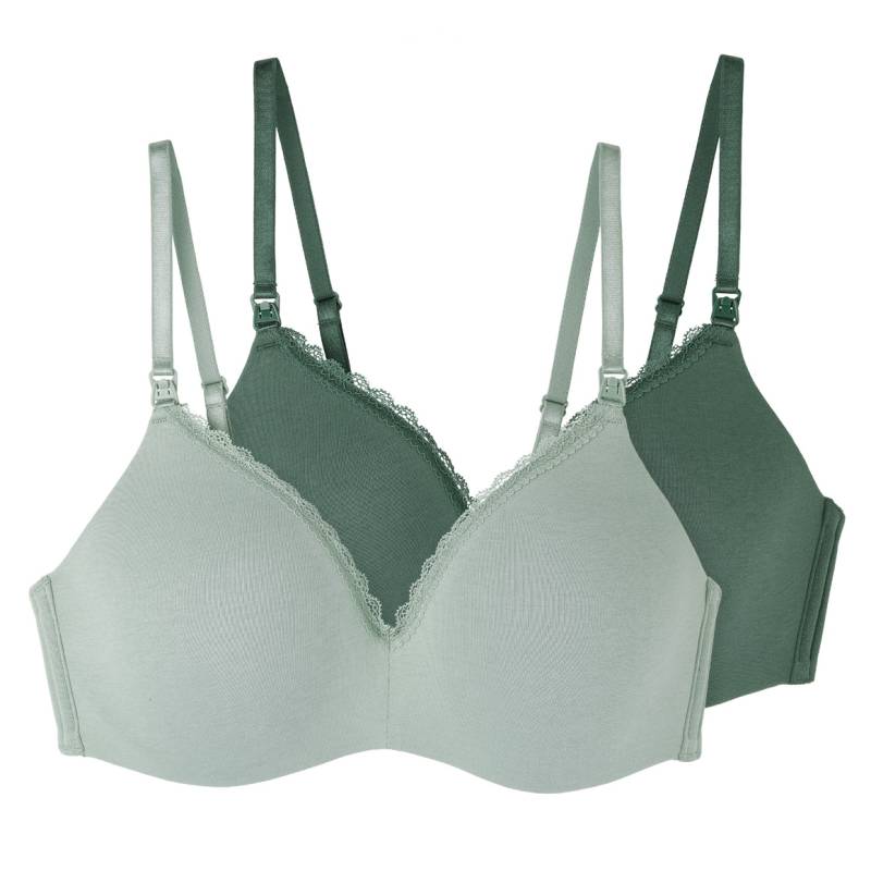 2 Damen Still-BHs mit Bio-Baumwolle von Gina Benotti