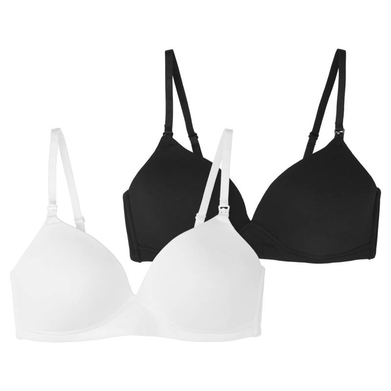 2 Damen Still-BHs mit Bio-Baumwolle von Gina Benotti
