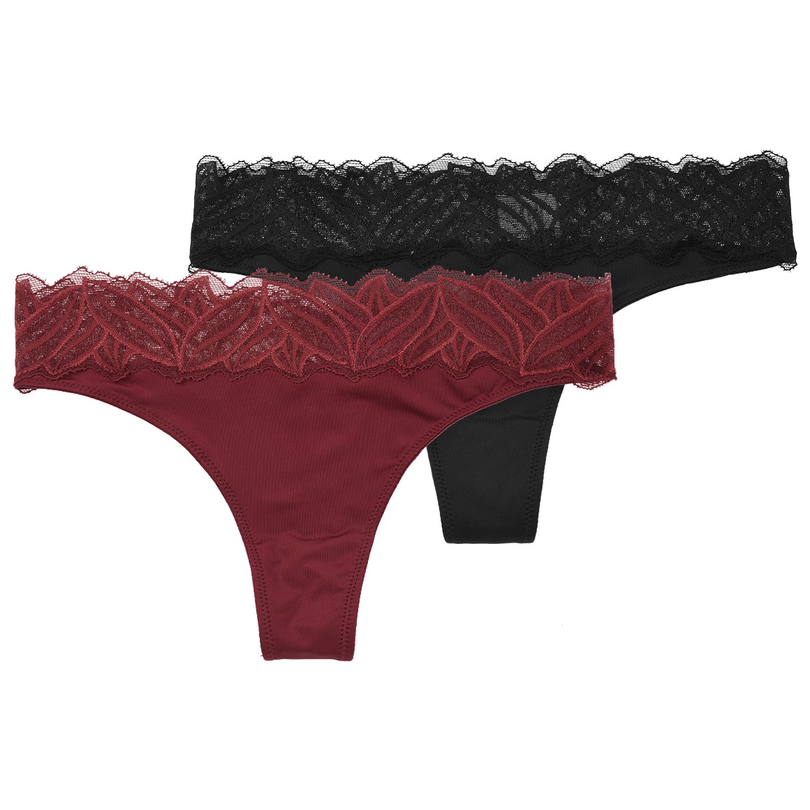 2 Damen Strings mit Spitze von Gina Benotti