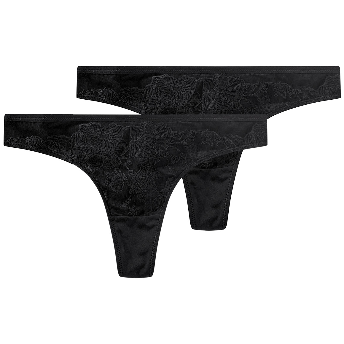 2 Damen Strings mit Spitze von Gina Benotti