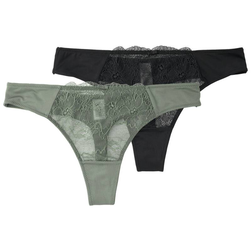 2 Damen Strings mit Zierschleife von Gina Benotti