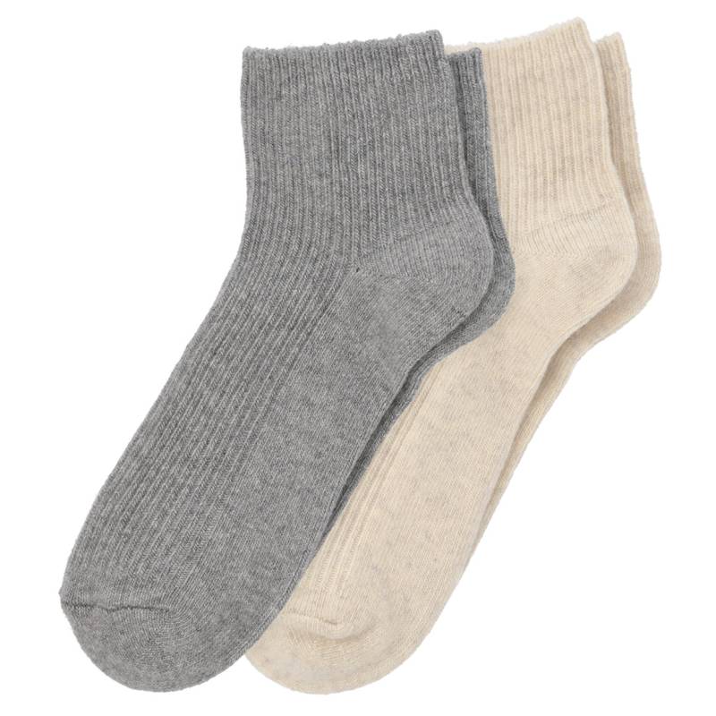 2 Paar Damen Socken mit Woll-Anteil von Gina Benotti