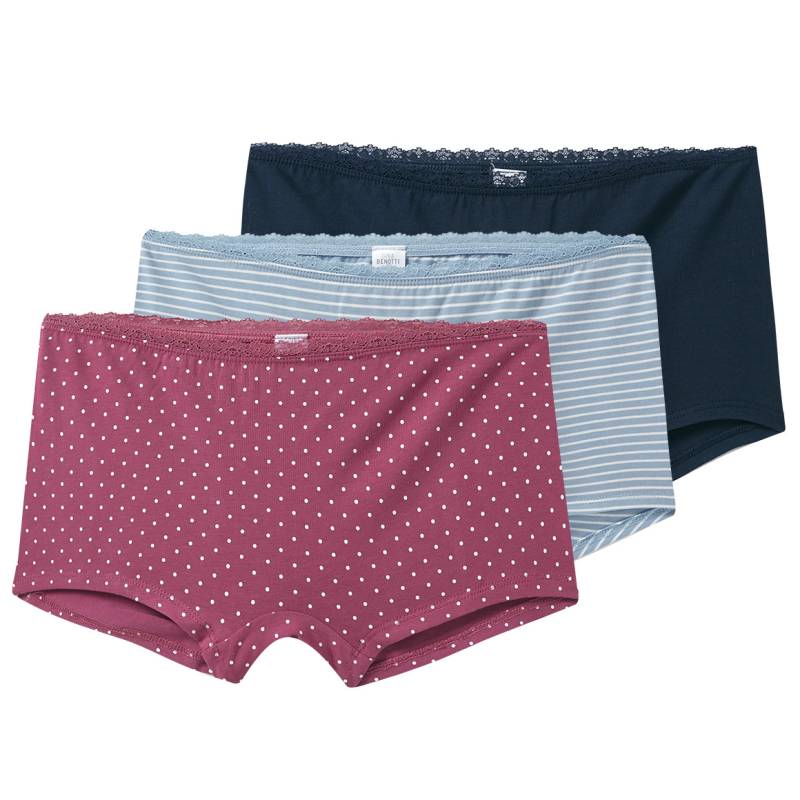 3 Damen Shorts in verschiedenen Dessins von Gina Benotti