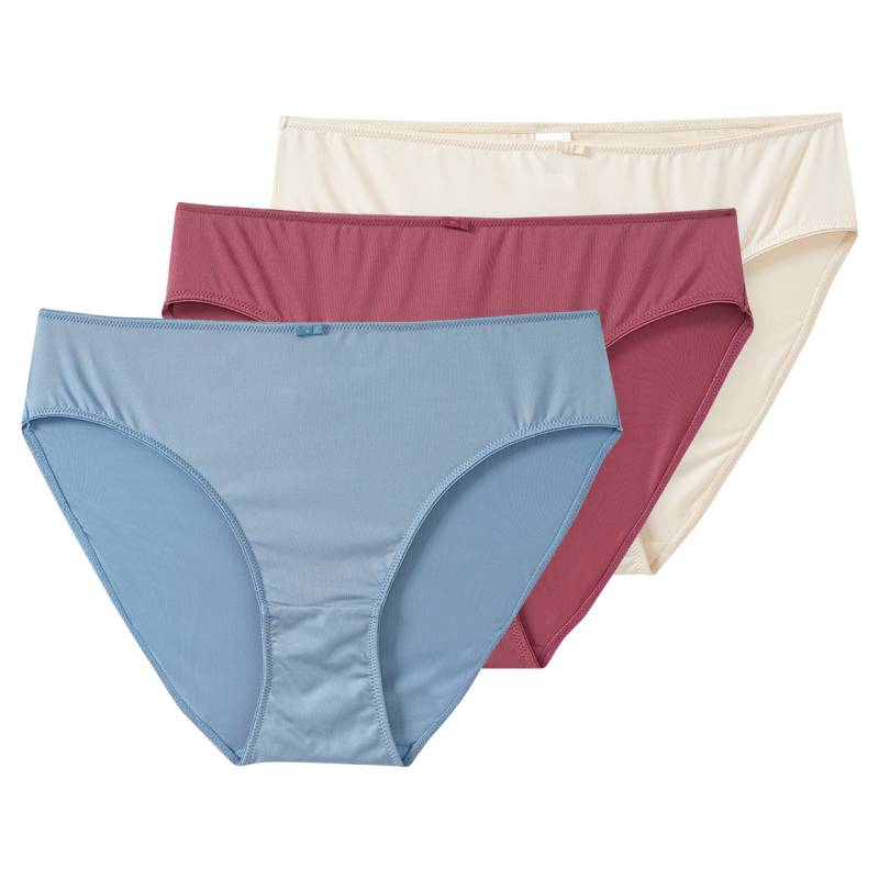 3 Damen Slips aus Mikrofaser von Gina Benotti