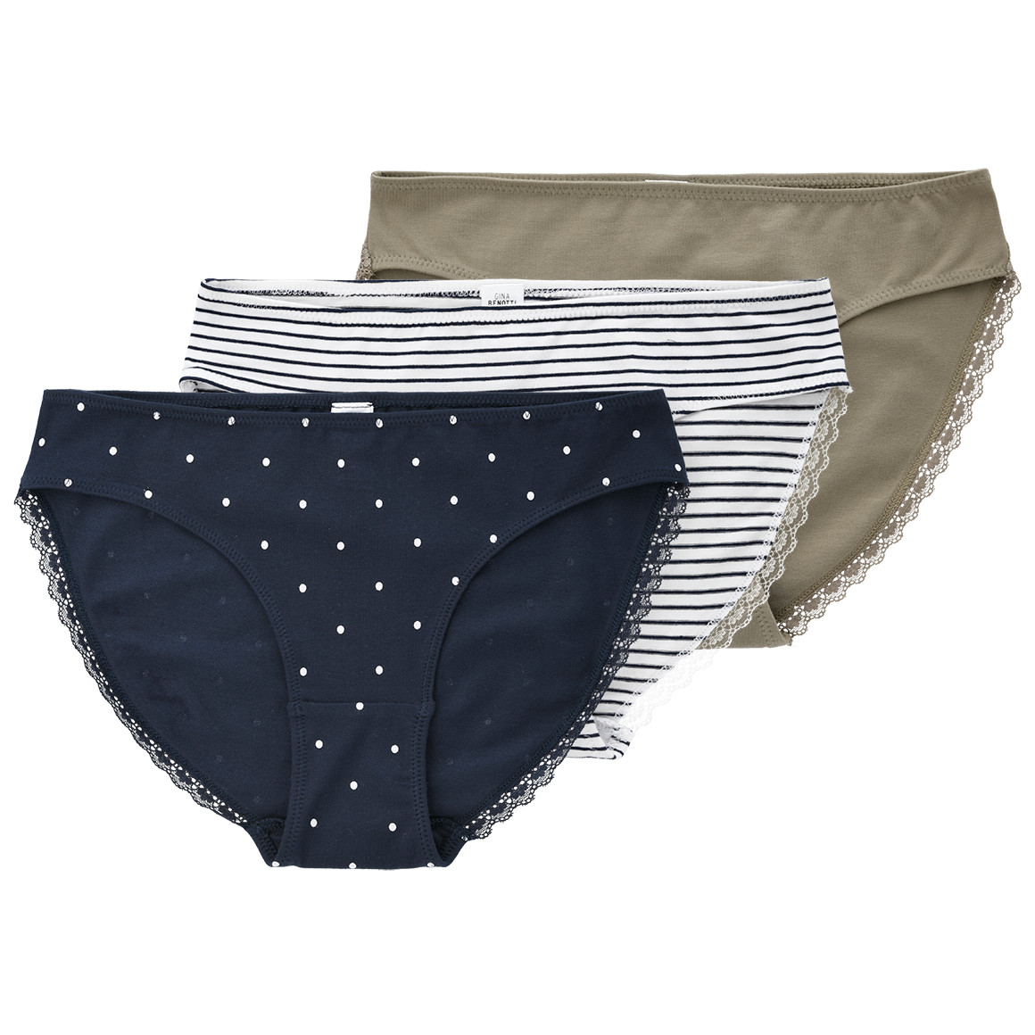 3 Damen Slips im Set 3 Damen Slips im Set von Gina Benotti