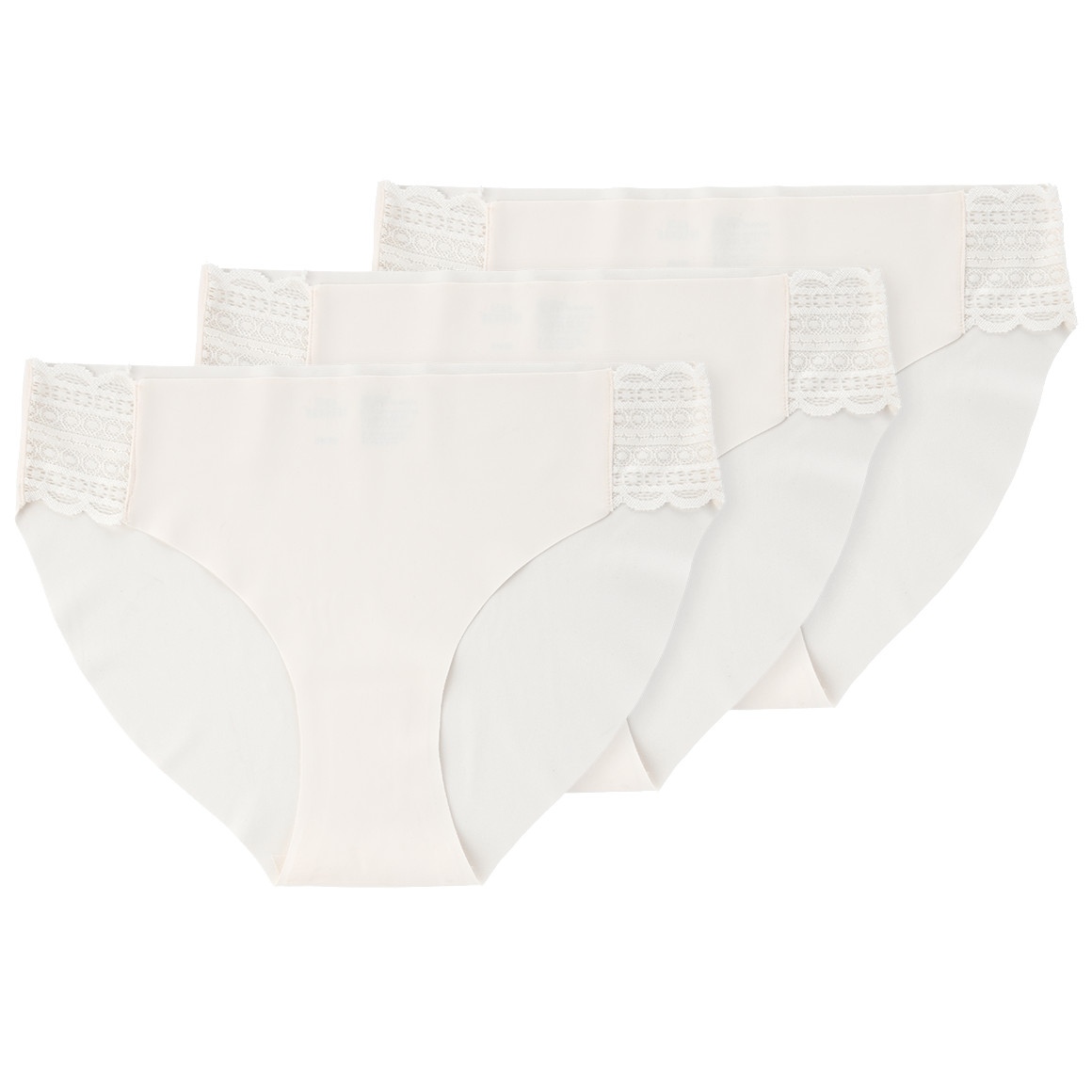 3 Damen Slips mit Spitze von Gina Benotti