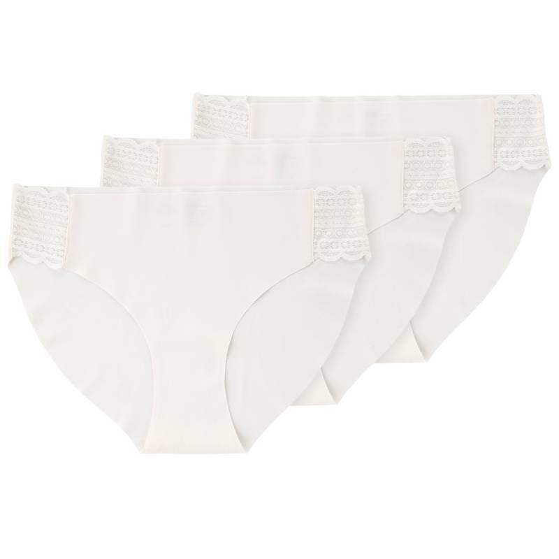 3 Damen Slips mit Spitze von Gina Benotti