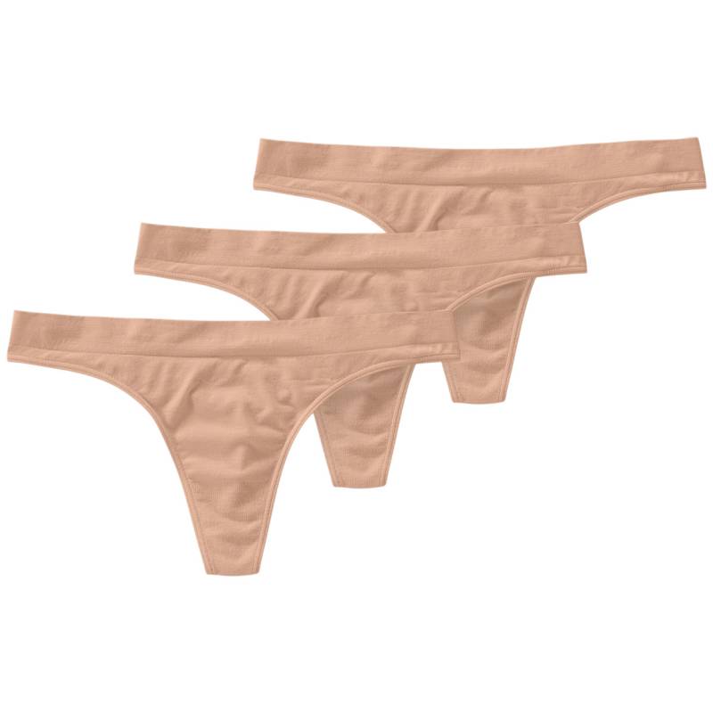 3 Damen Strings in Seamless-Qualität von Gina Benotti