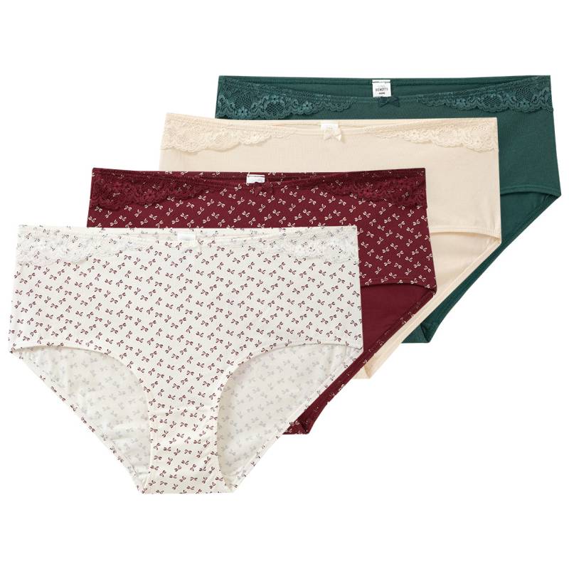 4 Damen Pantys in verschiedenen Dessins von Gina Benotti