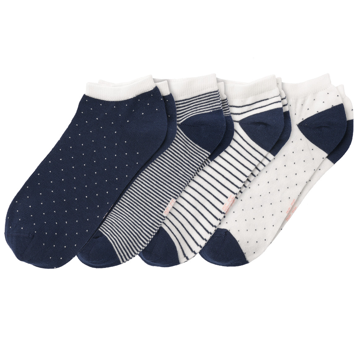 4 Paar Damen Sneaker-Socken im Set von Gina Benotti