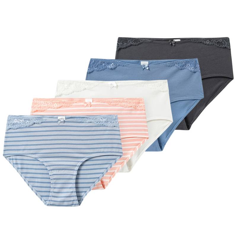 5 Damen Pantys mit Spitze von Gina Benotti