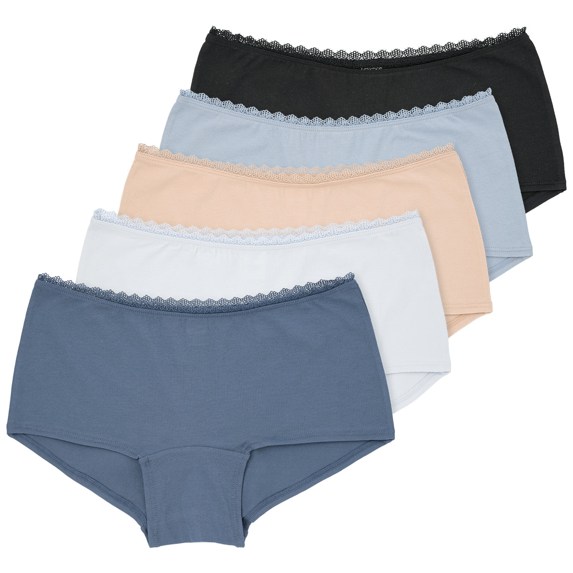 5 Damen Shorts mit Spitze von Gina Benotti