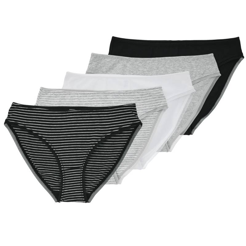 5 Damen Slips aus Baumwolle von Gina Benotti