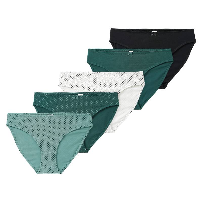 5 Damen Slips in verschiedenen Dessins von Gina Benotti