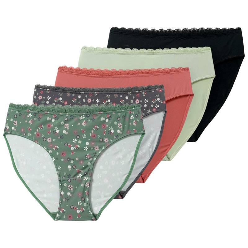 5 Damen Slips mit Spitze 5 Damen Slips mit Spitze von Gina Benotti