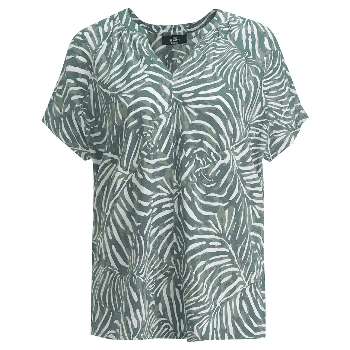 Damen Bluse mit Allover-Muster von Gina Benotti