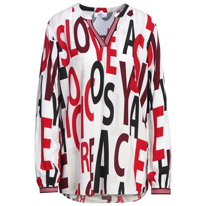 Damen Bluse mit Serafino-Ausschnitt von Gina Benotti