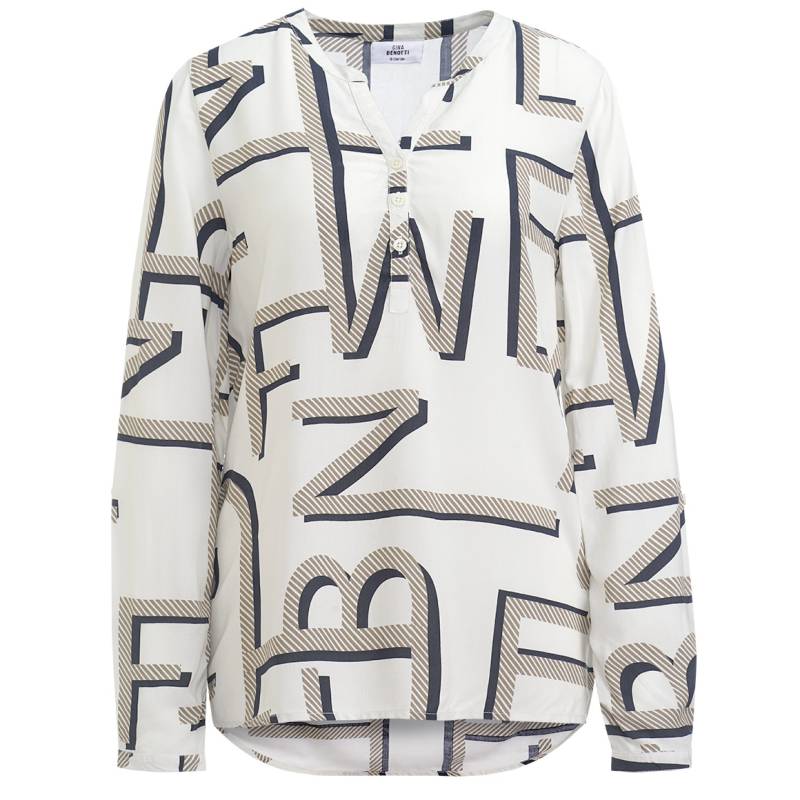 Damen Bluse mit Turn-up-Ärmeln von Gina Benotti