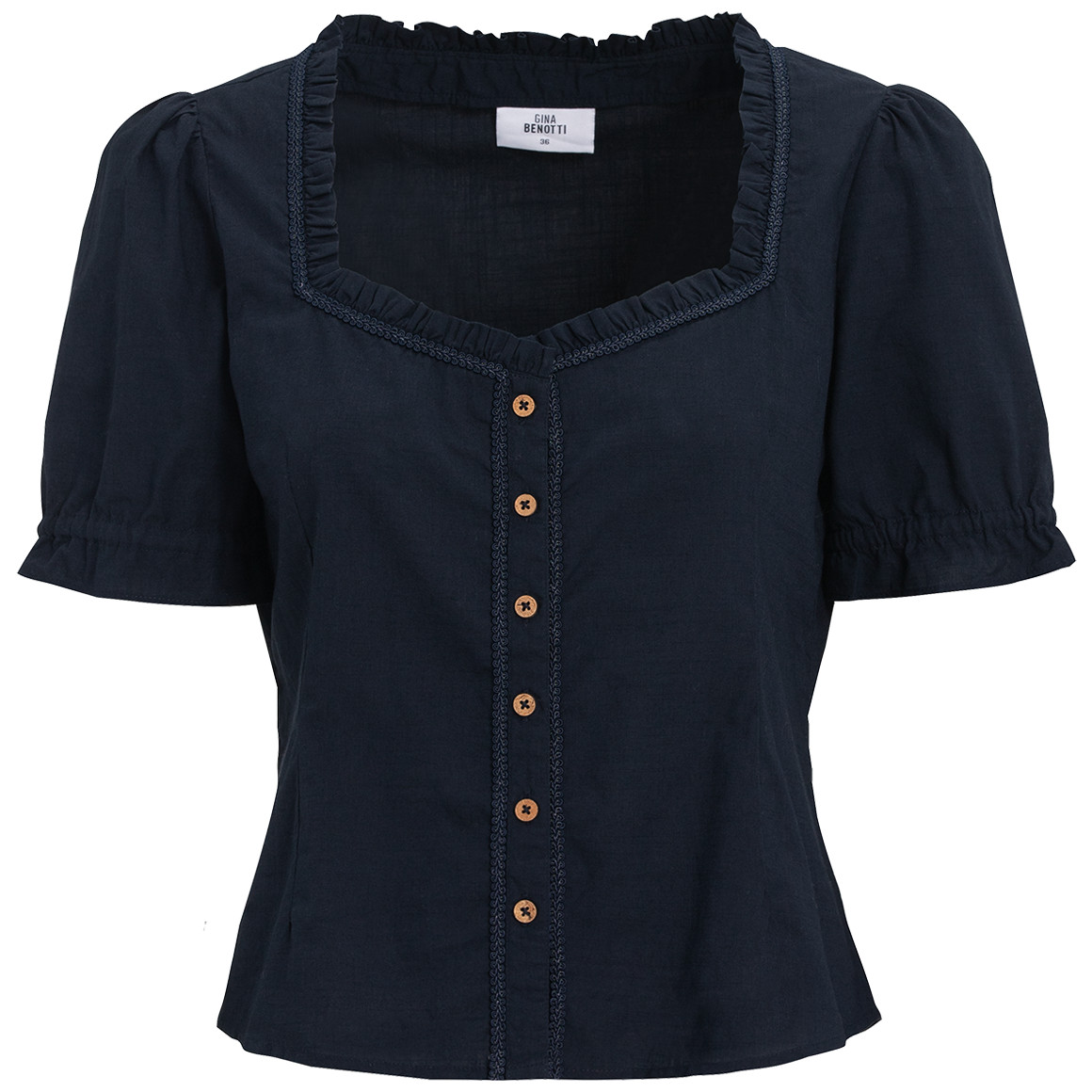 Damen Bluse mit weitem Ausschnitt Damen Bluse mit weitem Ausschnitt von Gina Benotti