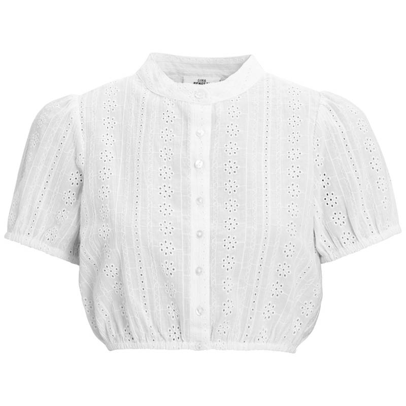 Damen Dirndl-Bluse mit Lochstickerei von Gina Benotti