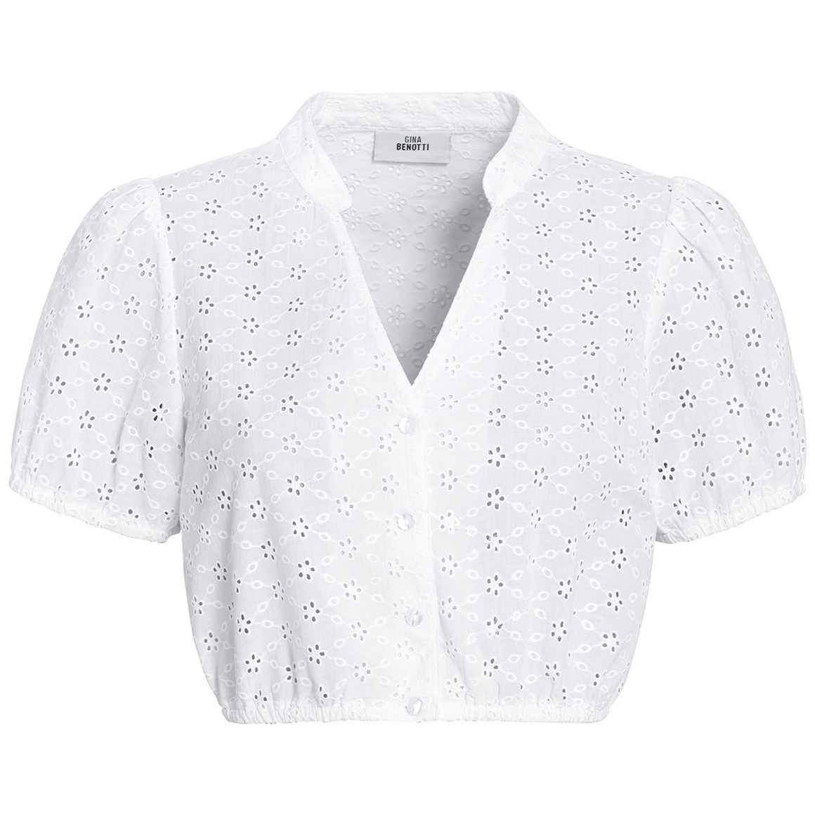 Damen Dirndl-Bluse mit Lochstickerei Damen Dirndl-Bluse mit Lochstickerei von Gina Benotti