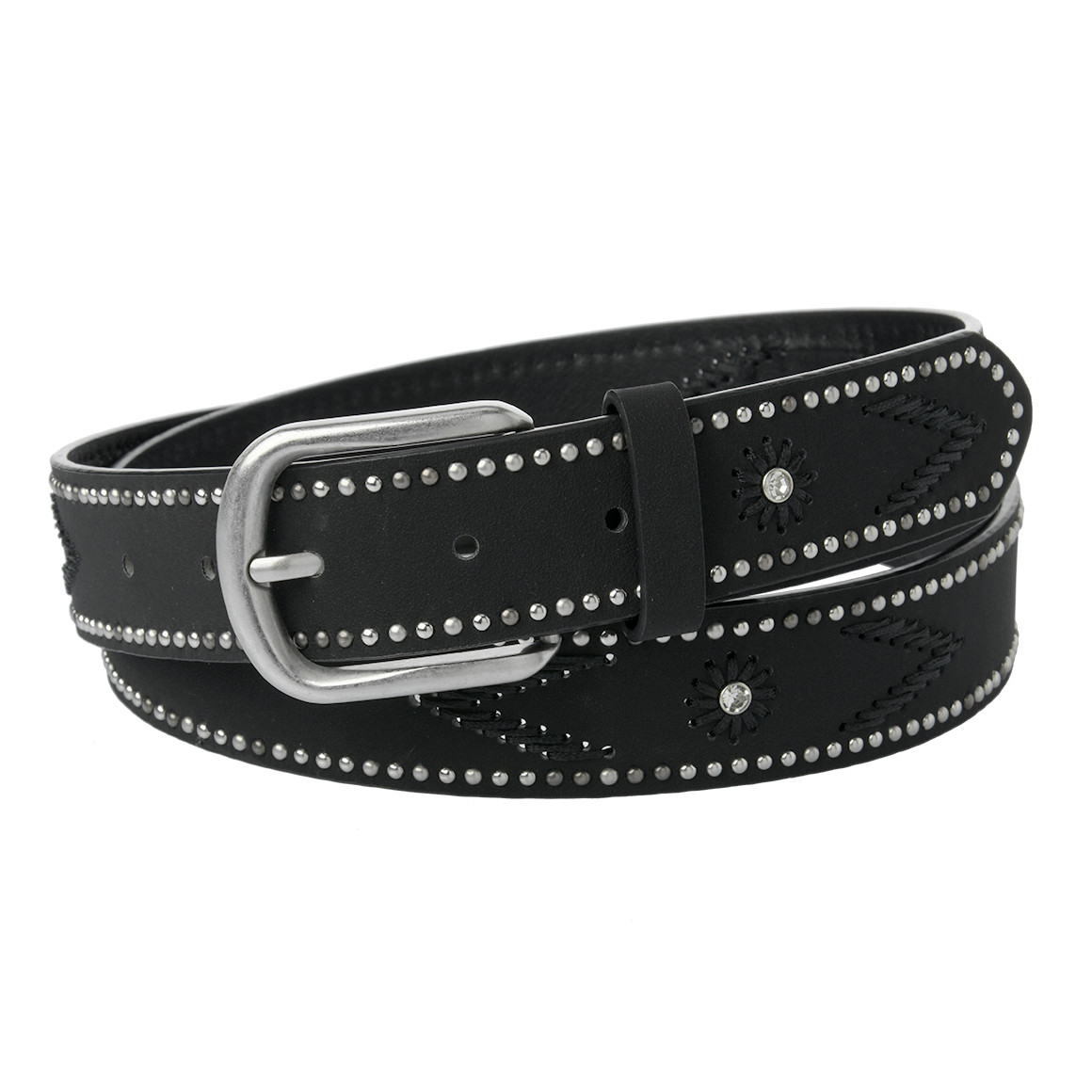 Damen Gürtel mit Nieten-Applikation von Gina Benotti