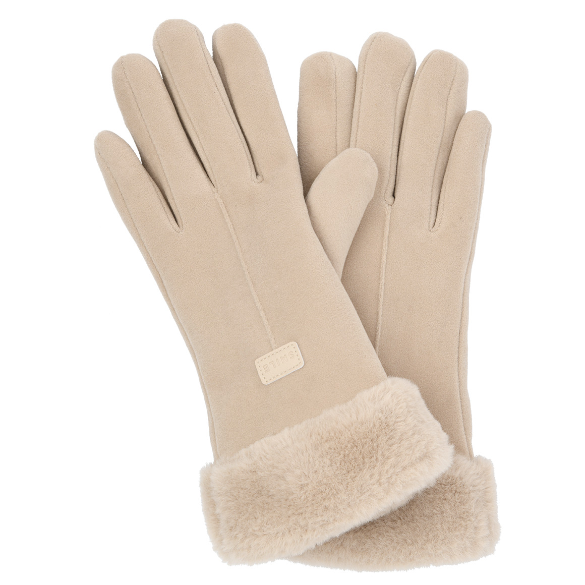 Damen Handschuhe mit Plüsch-Futter von Gina Benotti