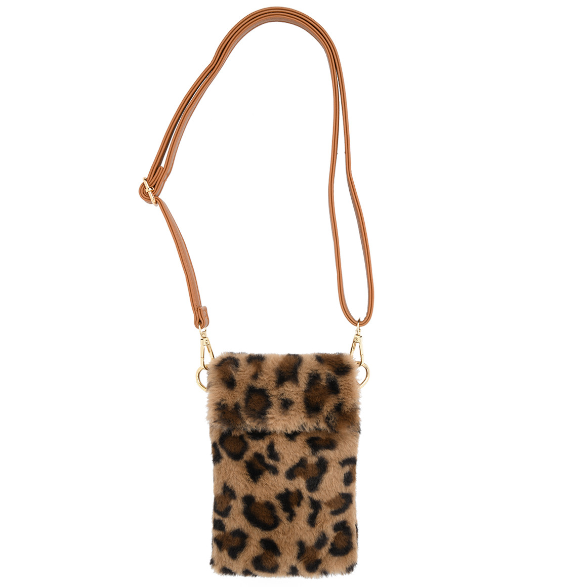 Damen Handytasche aus Fellimitat von Gina Benotti