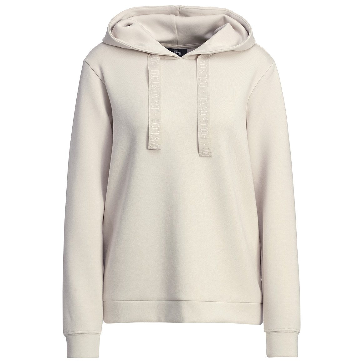 Damen Hoodie unifarben von Gina Benotti