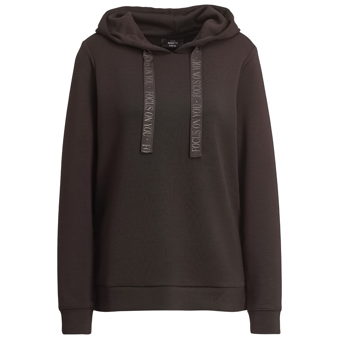 Damen Hoodie unifarben von Gina Benotti