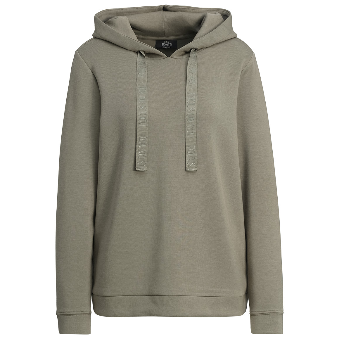 Damen Hoodie unifarben von Gina Benotti
