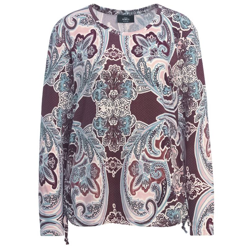 Damen Langarmshirt mit Allover-Muster von Gina Benotti