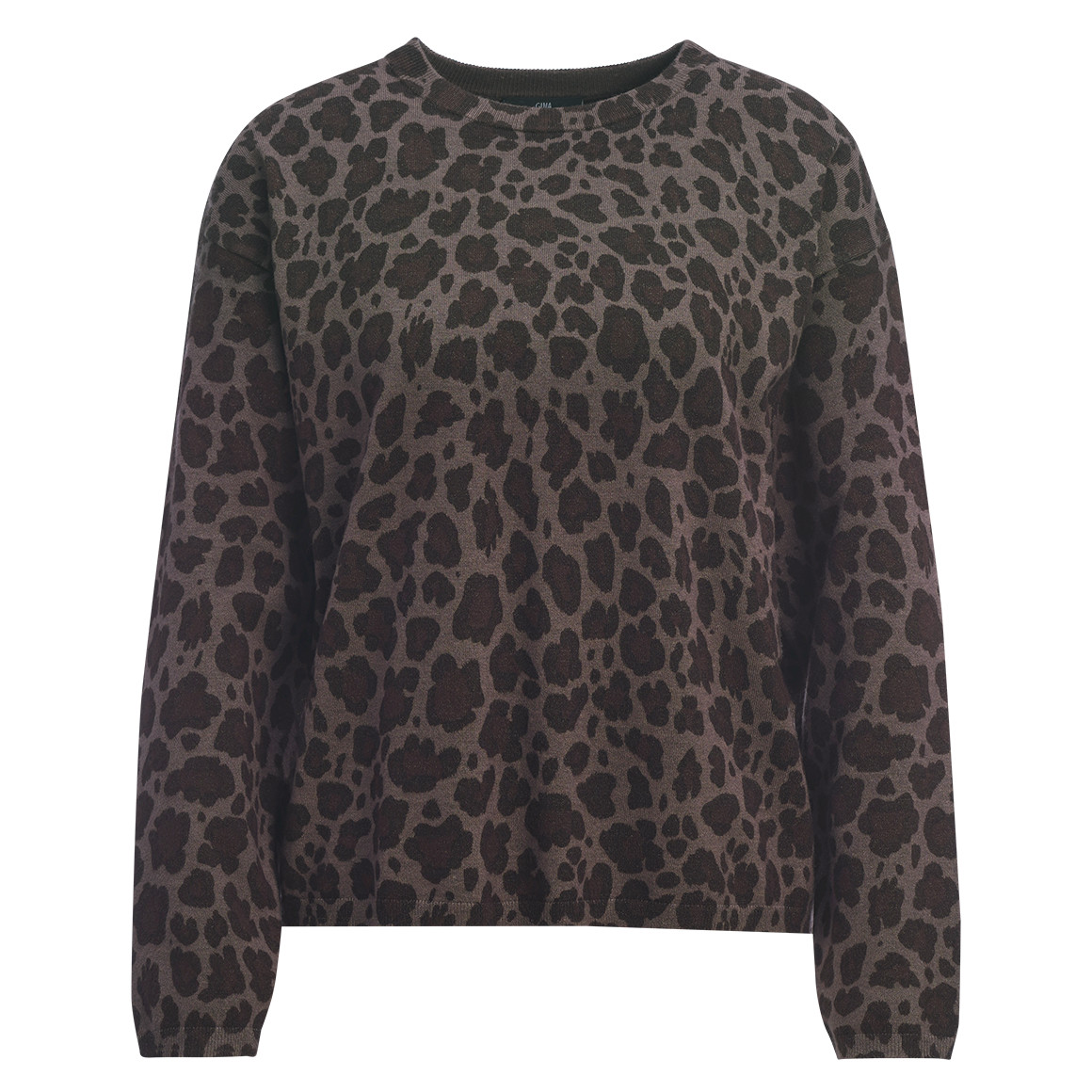 Damen Loungewear-Pullover im Leo-Look von Gina Benotti