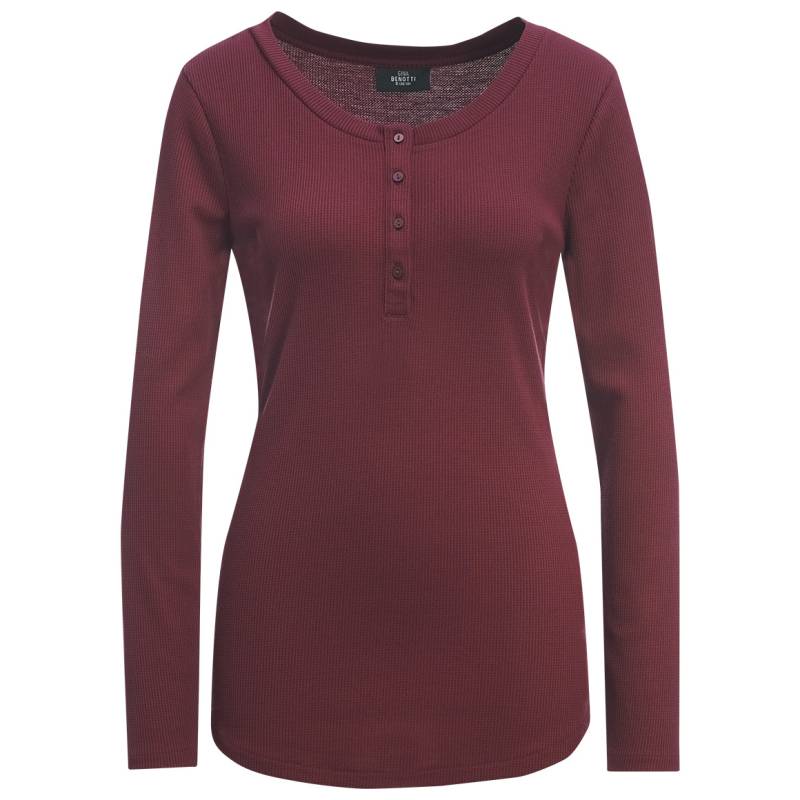 Damen Loungewear-Shirt mit Knopfleiste von Gina Benotti