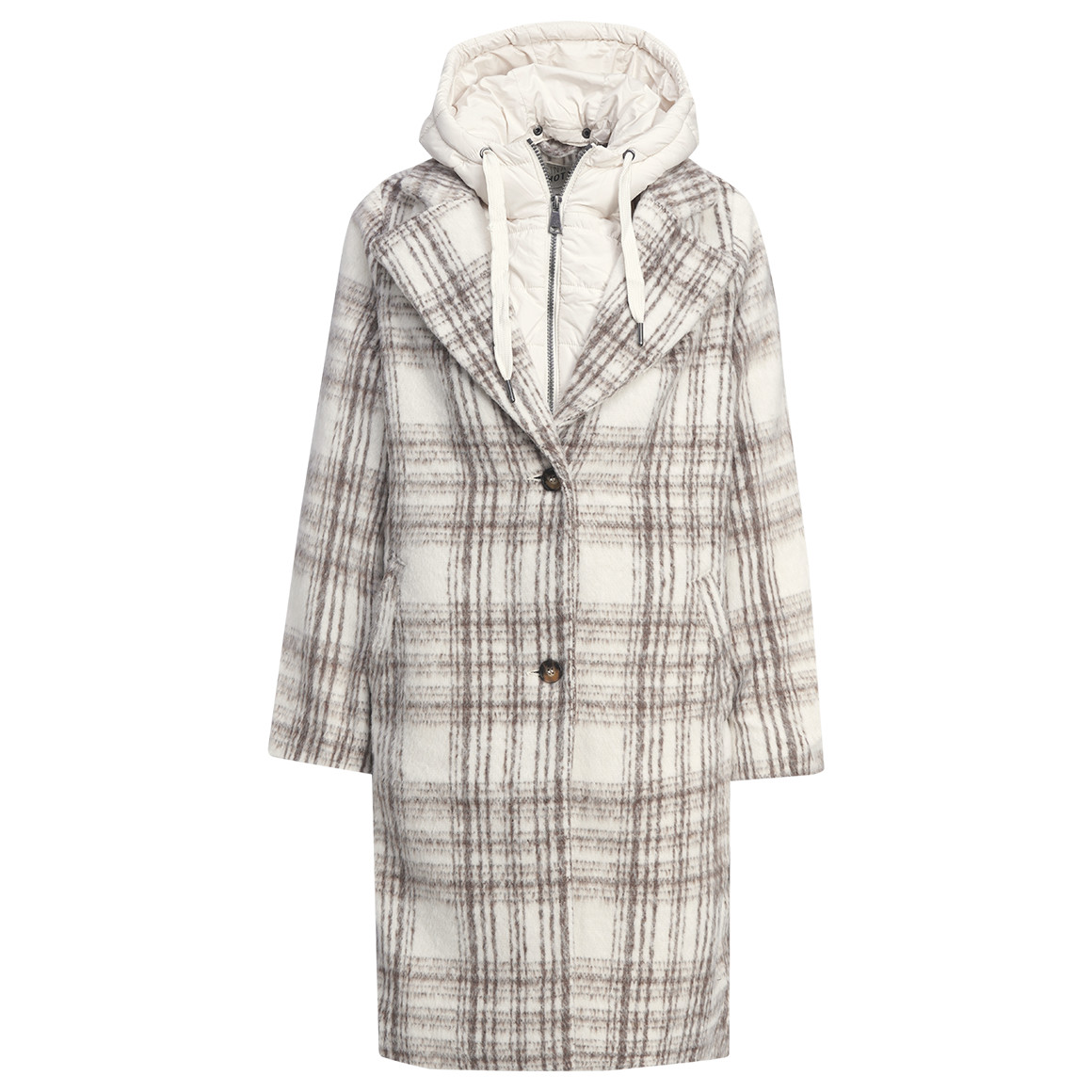 Damen Mantel mit Steppeinsatz von Gina Benotti