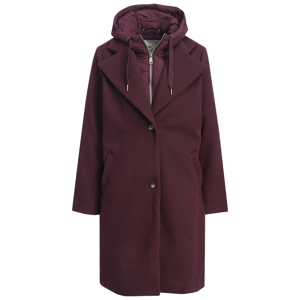 Damen Mantel mit Steppeinsatz von Gina Benotti