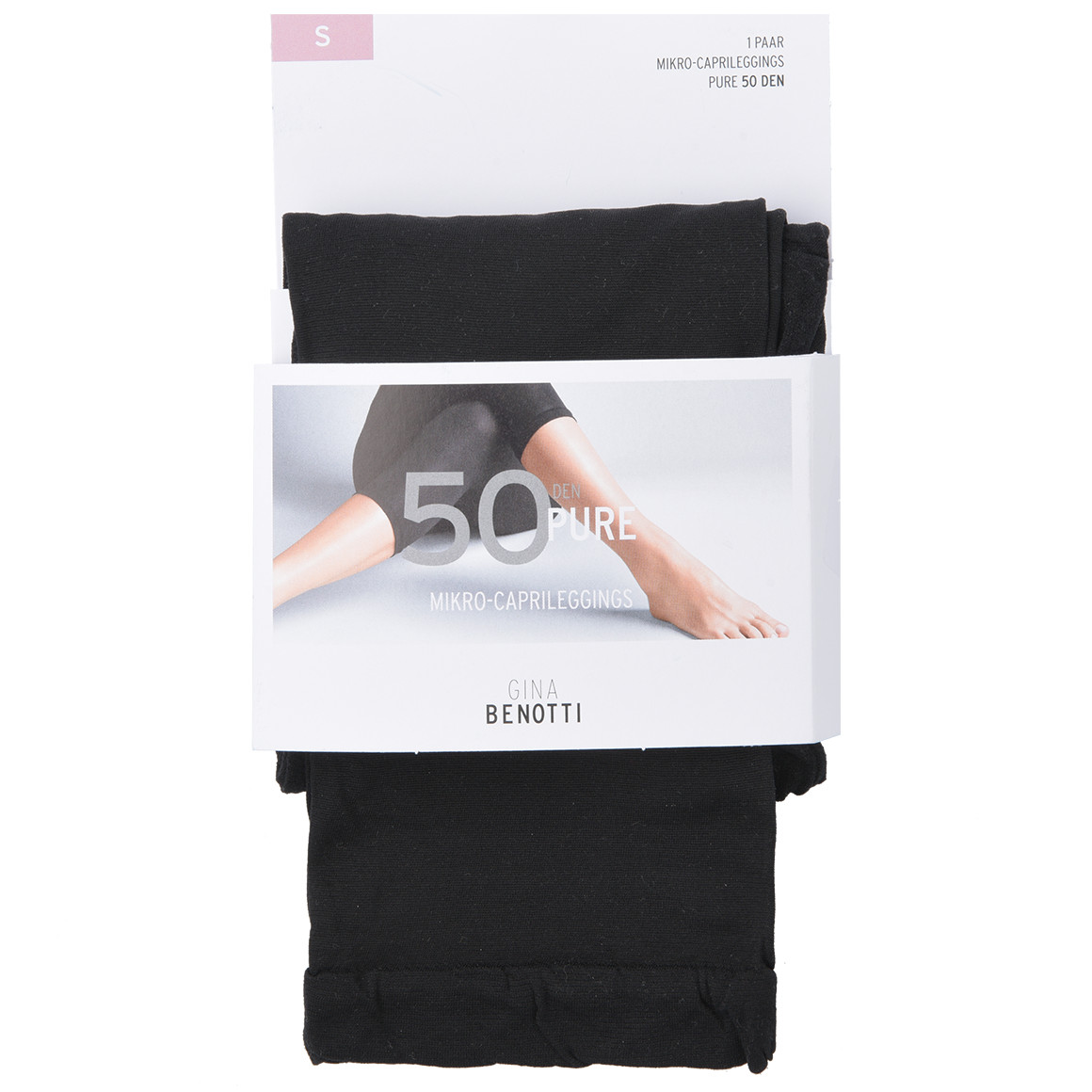 Damen Mikro-Capri-Leggings mit 50 DEN von Gina Benotti