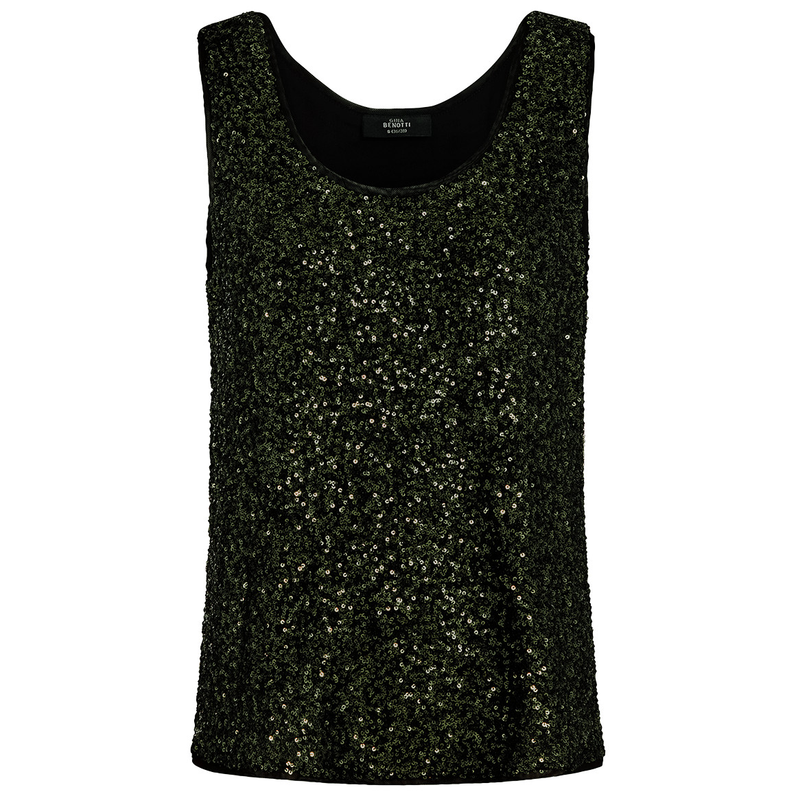 Damen Paillettentop mit breiten Trägern von Gina Benotti